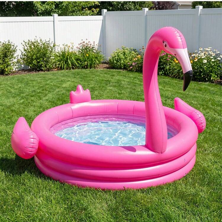 Flamingo Shaped Inflatable Swimming Pool