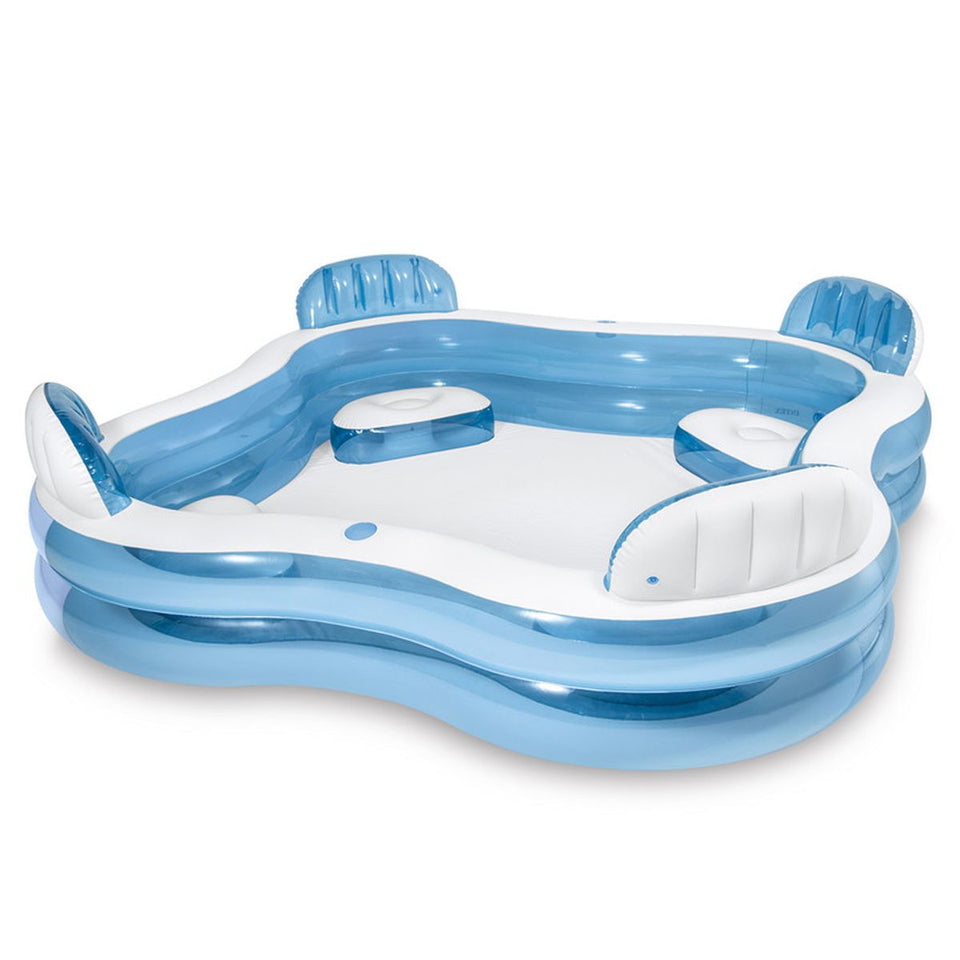 2024 Intex Mega Swim Center, Large Inflatable Family Lounge Pool